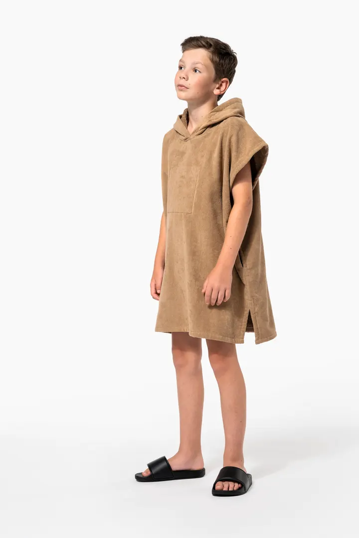 Kinder-Frottee-Poncho mit Kapuze 5