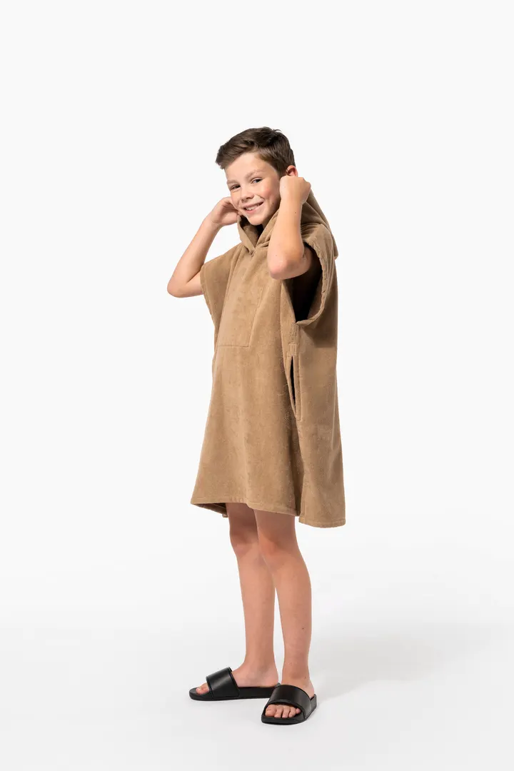 Kinder-Frottee-Poncho mit Kapuze 8