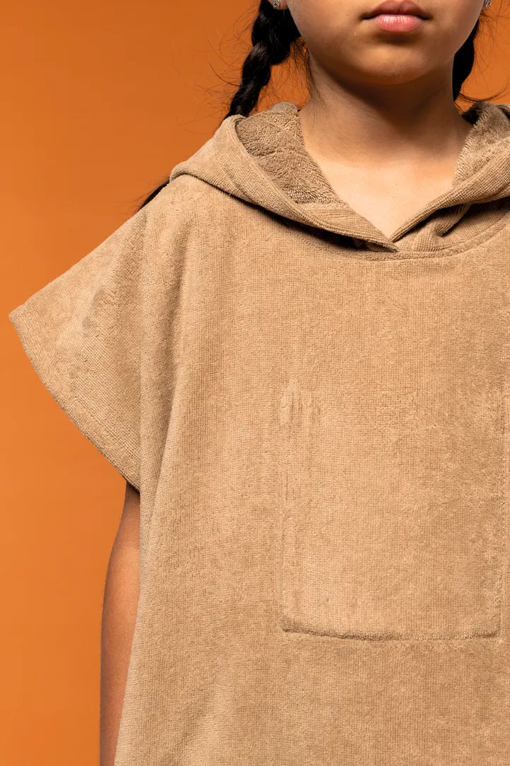 Kinder-Frottee-Poncho mit Kapuze 12