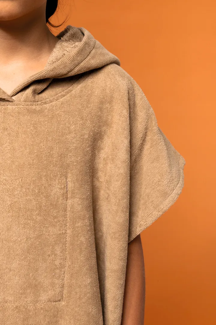 Kinder-Frottee-Poncho mit Kapuze 21