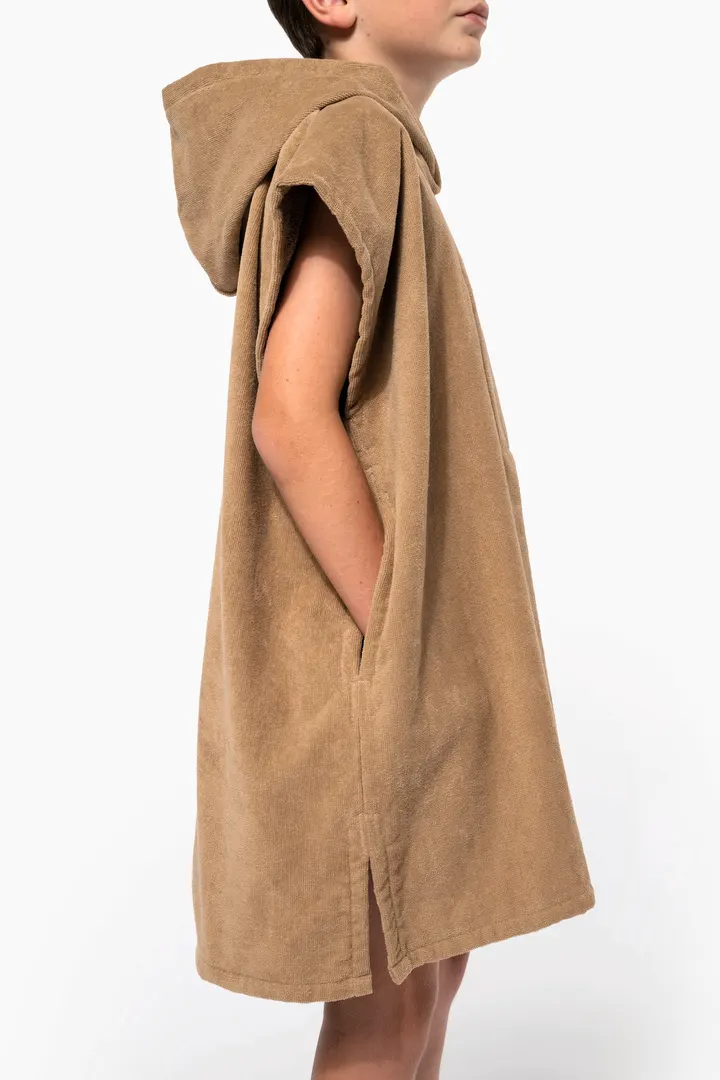 Kinder-Frottee-Poncho mit Kapuze 20
