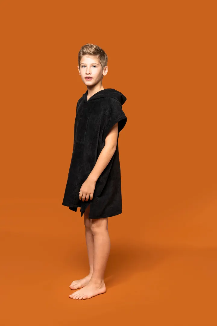 Kinder-Frottee-Poncho mit Kapuze 24
