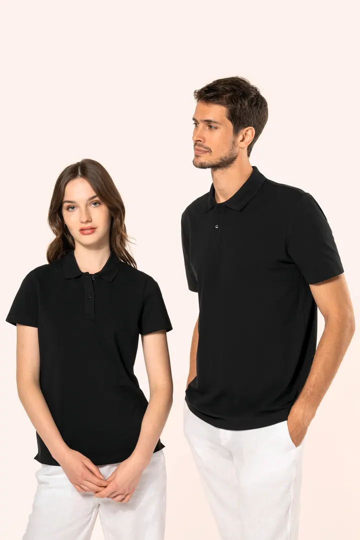 Polo Supima® manches courtes femme 19