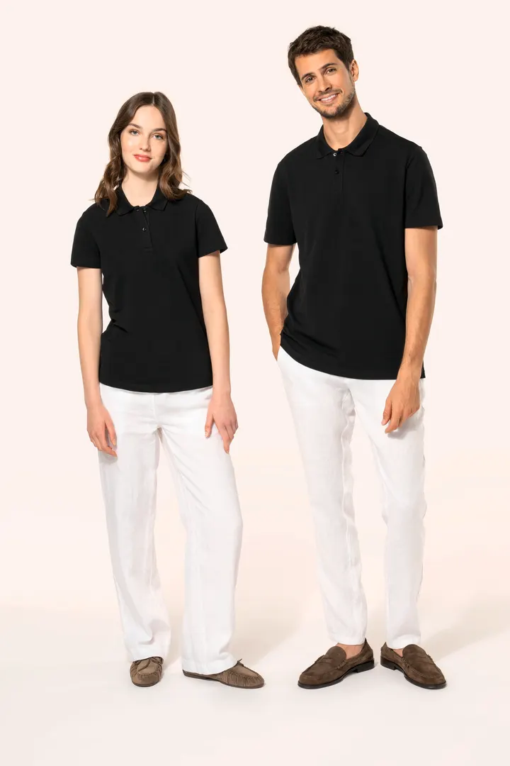 Polo Supima® manches courtes femme 17