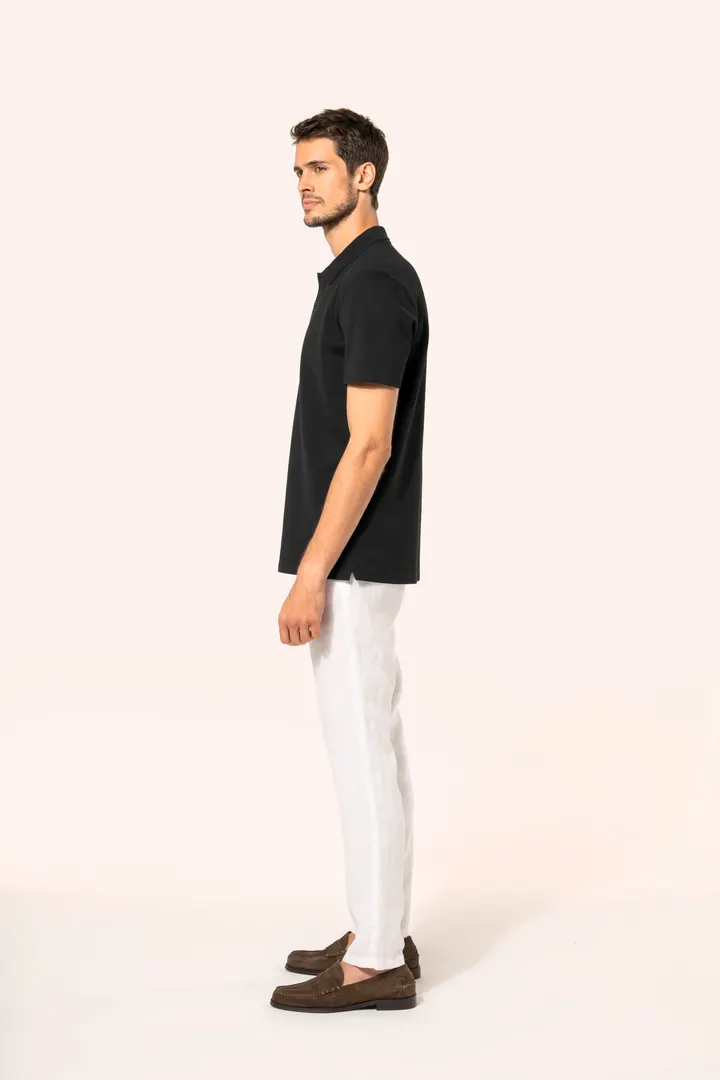 Supima® Herren-Polohemd mit kurzen Ärmeln 3