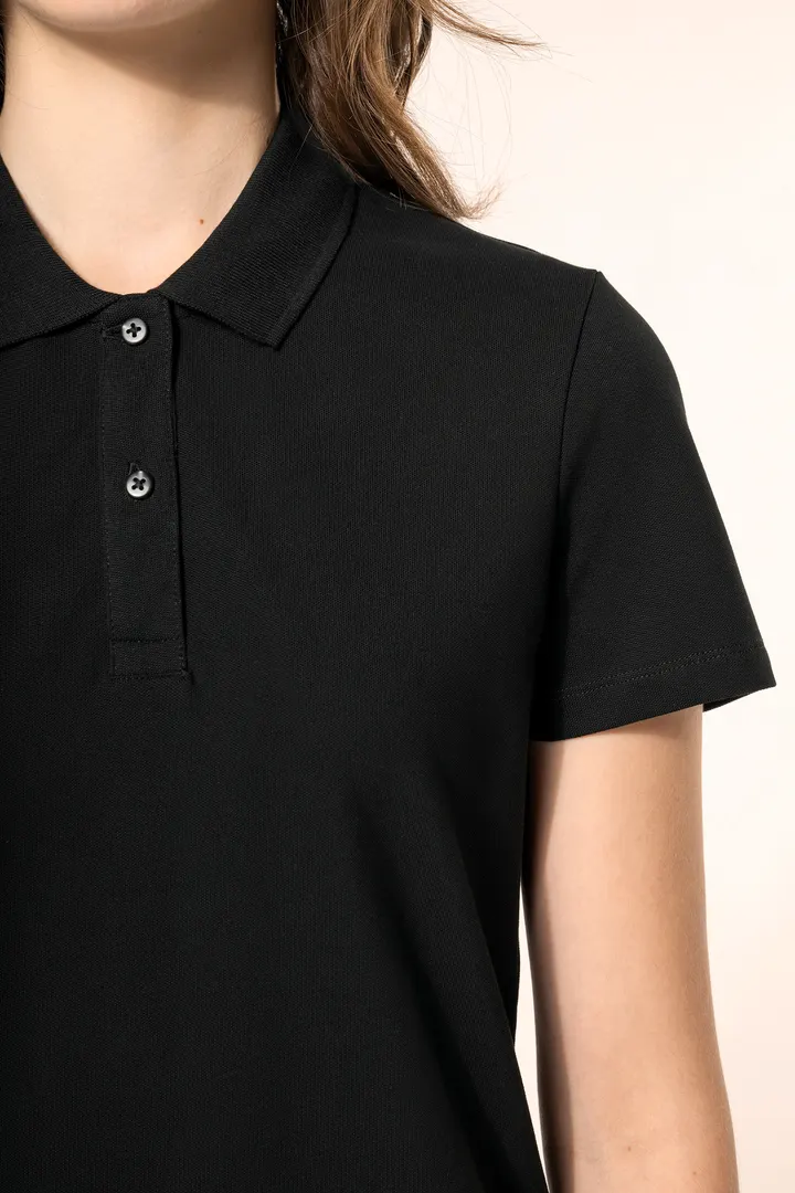 Polo Supima® manches courtes femme 12