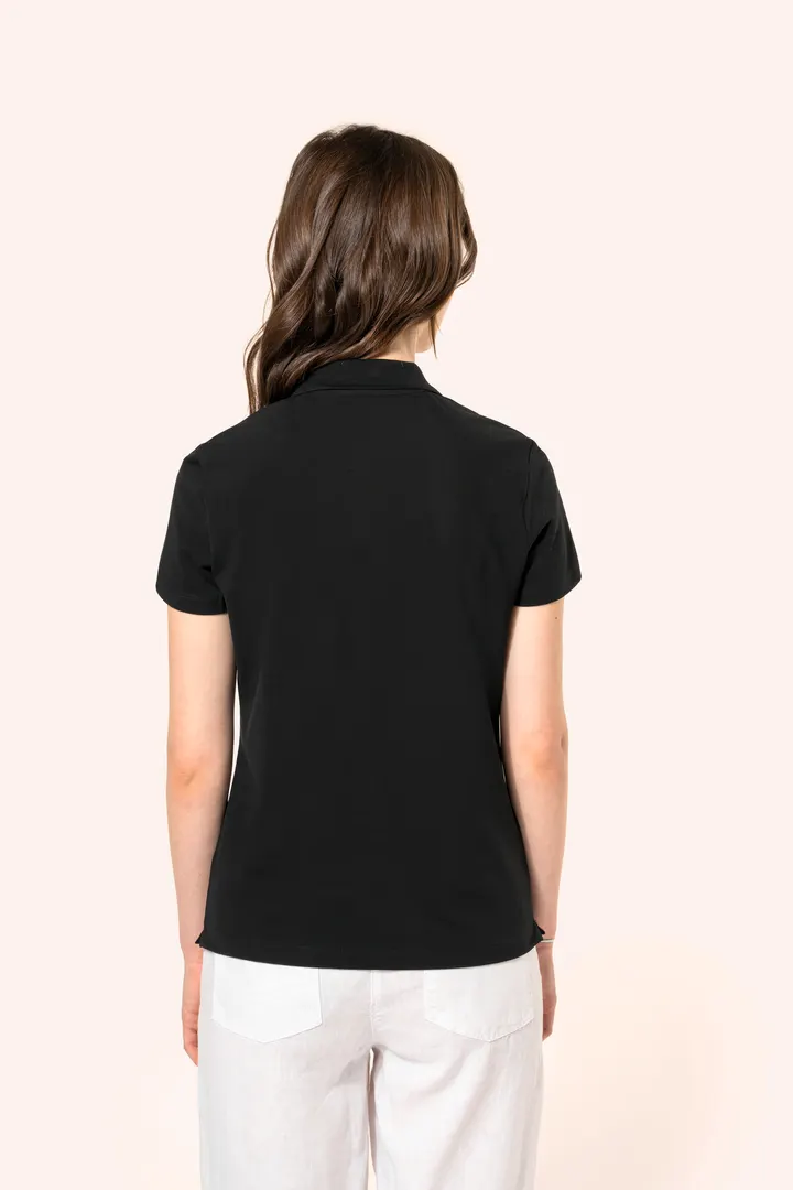 Polo Supima® manches courtes femme 3
