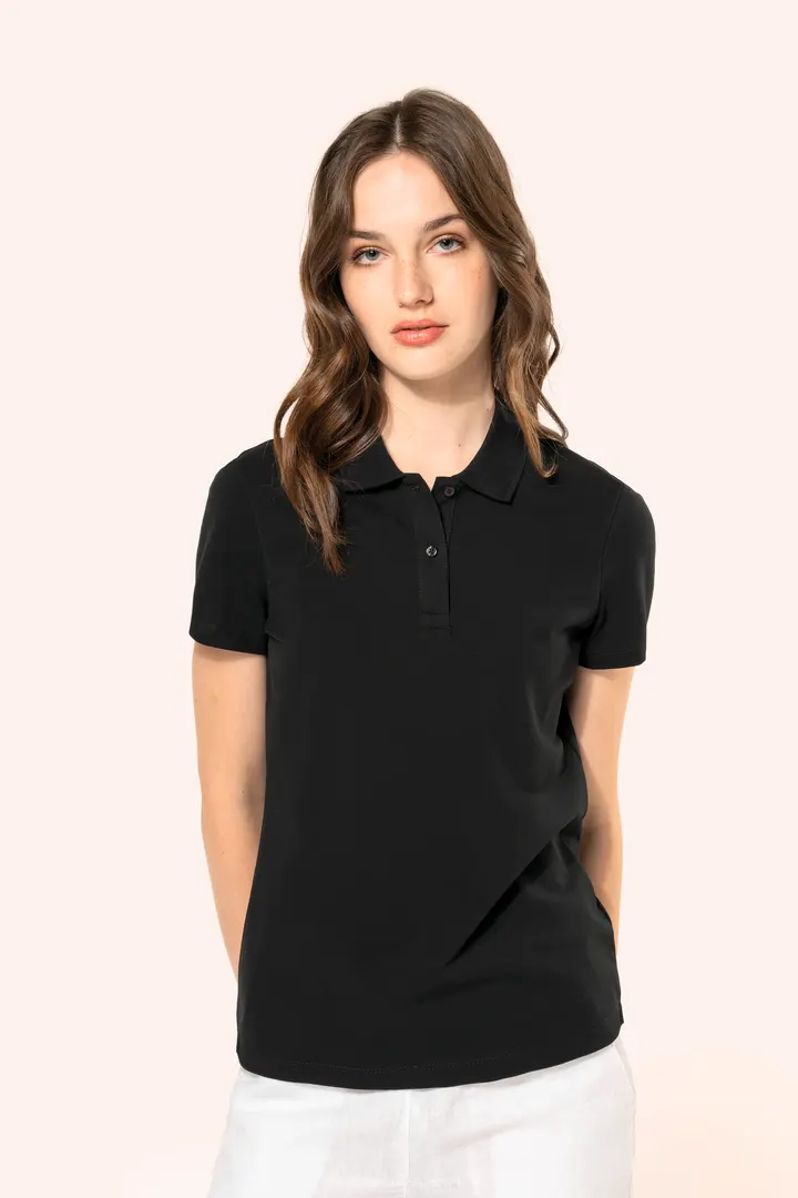 Polo Supima® manches courtes femme 8