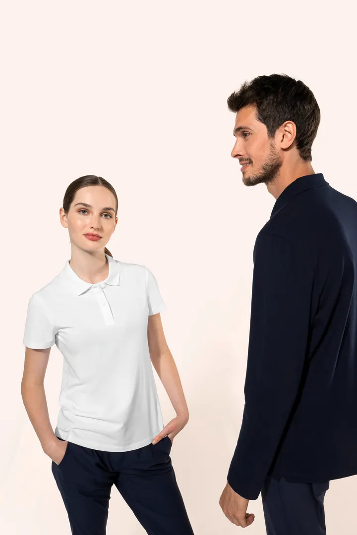 Polo Supima® manches courtes femme 22