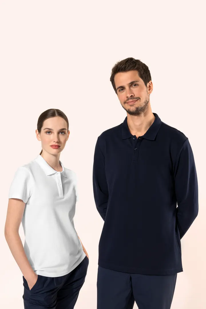 Polo Supima® manches courtes femme 23