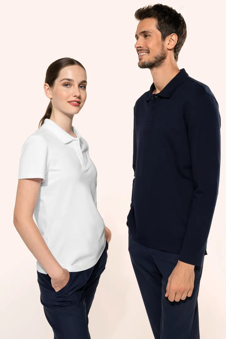 Polo Supima® manches courtes femme 24