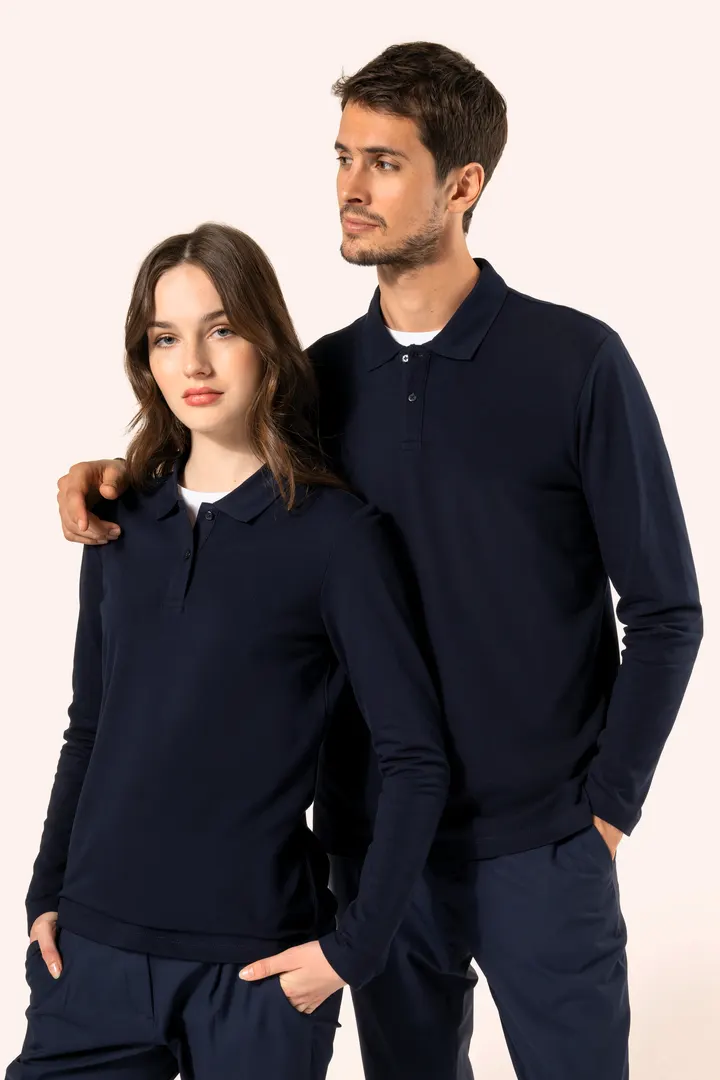 Polo Supima® manches longues femme 13