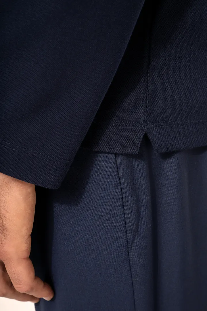 Supima® Herren-Polohemd mit langen Ärmeln 8