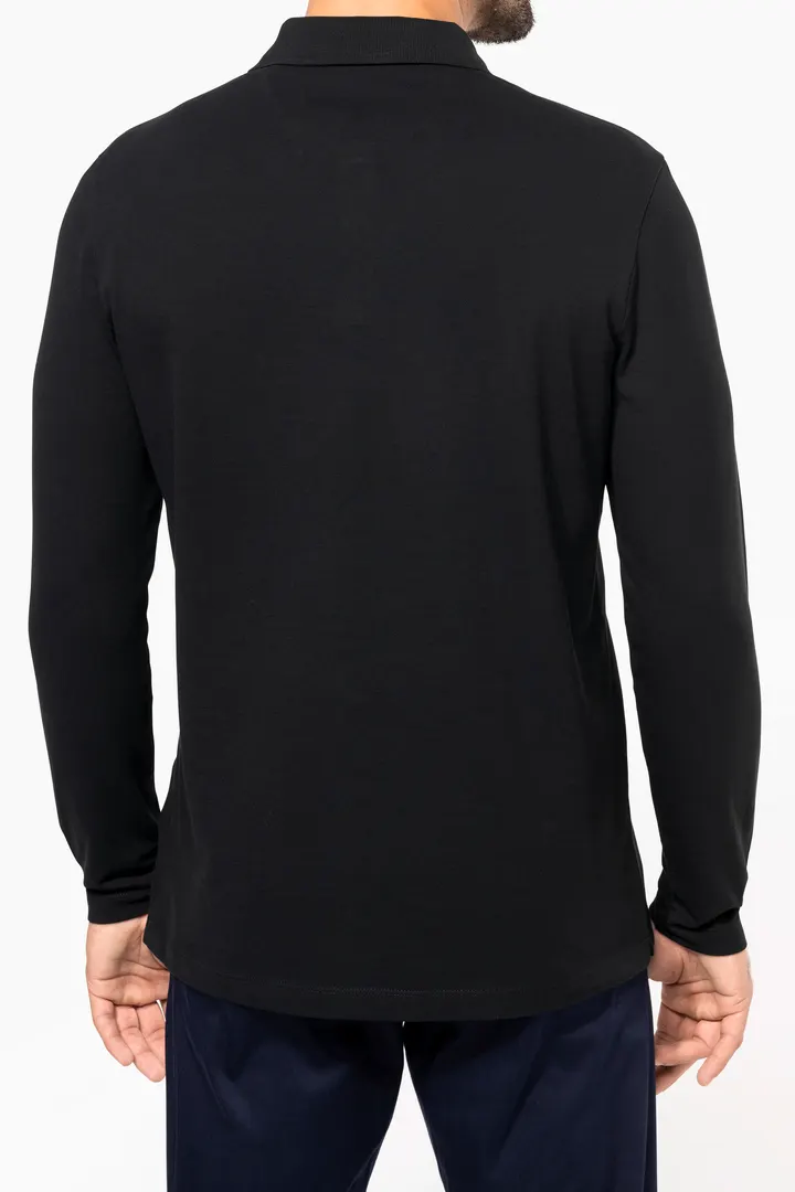 Polo Supima® manches longues homme