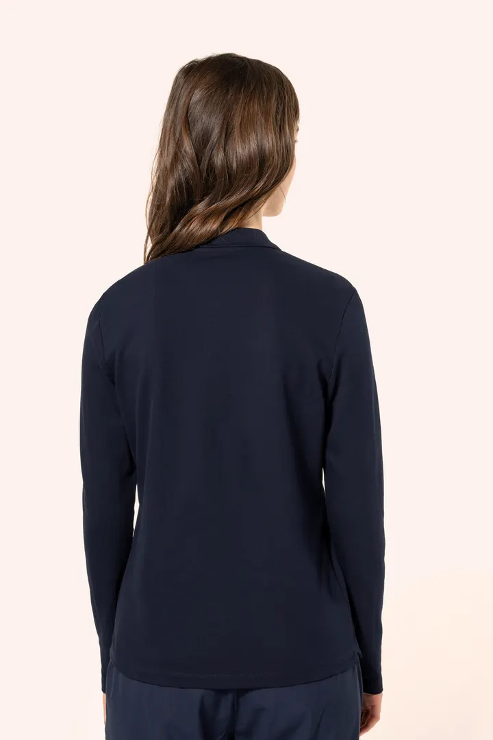 Polo Supima® manches longues femme 3