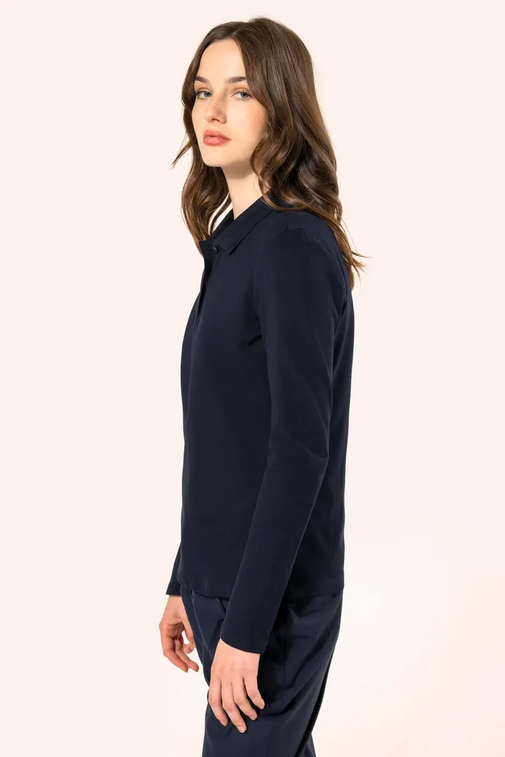 Polo Supima® manches longues femme 6