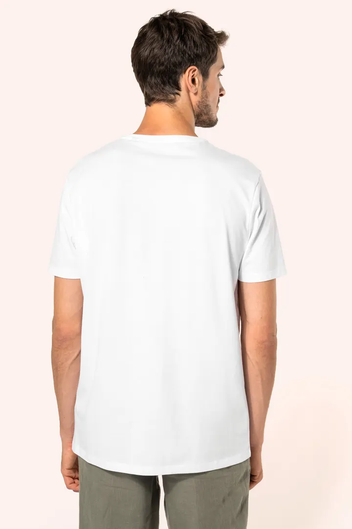 Supima® Herren-T-Shirt mit Rundhals ausschnitt und kurzen Ärmeln 5