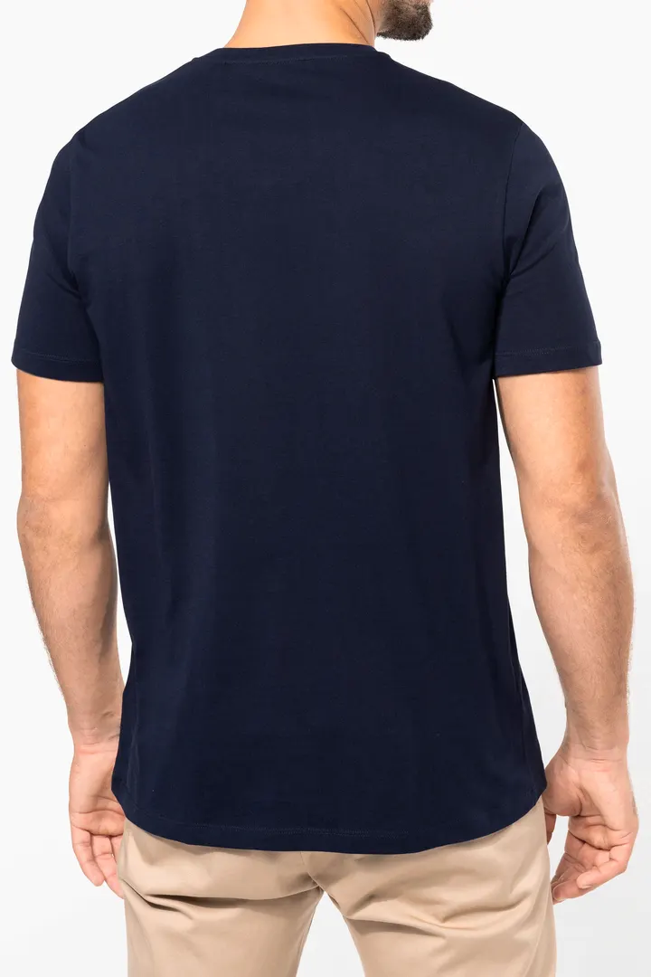 Supima® Herren-T-Shirt mit V-Ausschnitt und kurzen Ärmeln 2