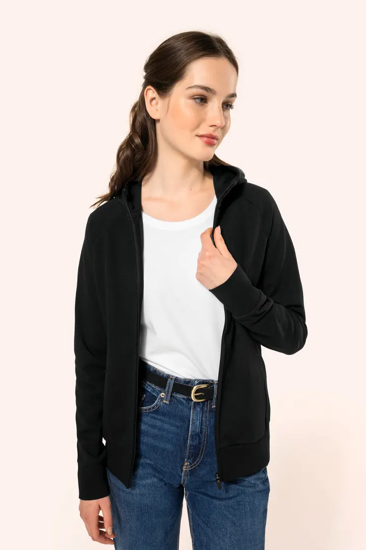 Damenjacke mit Reißverschluss und Kapuze 7