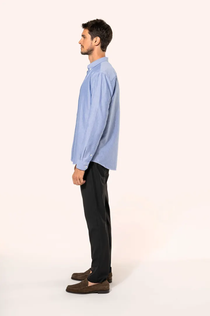 Chemise Oxford manches longues homme 3
