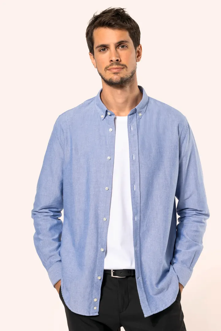 Chemise Oxford manches longues homme 4