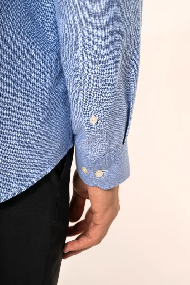 Chemise Oxford manches longues homme 8