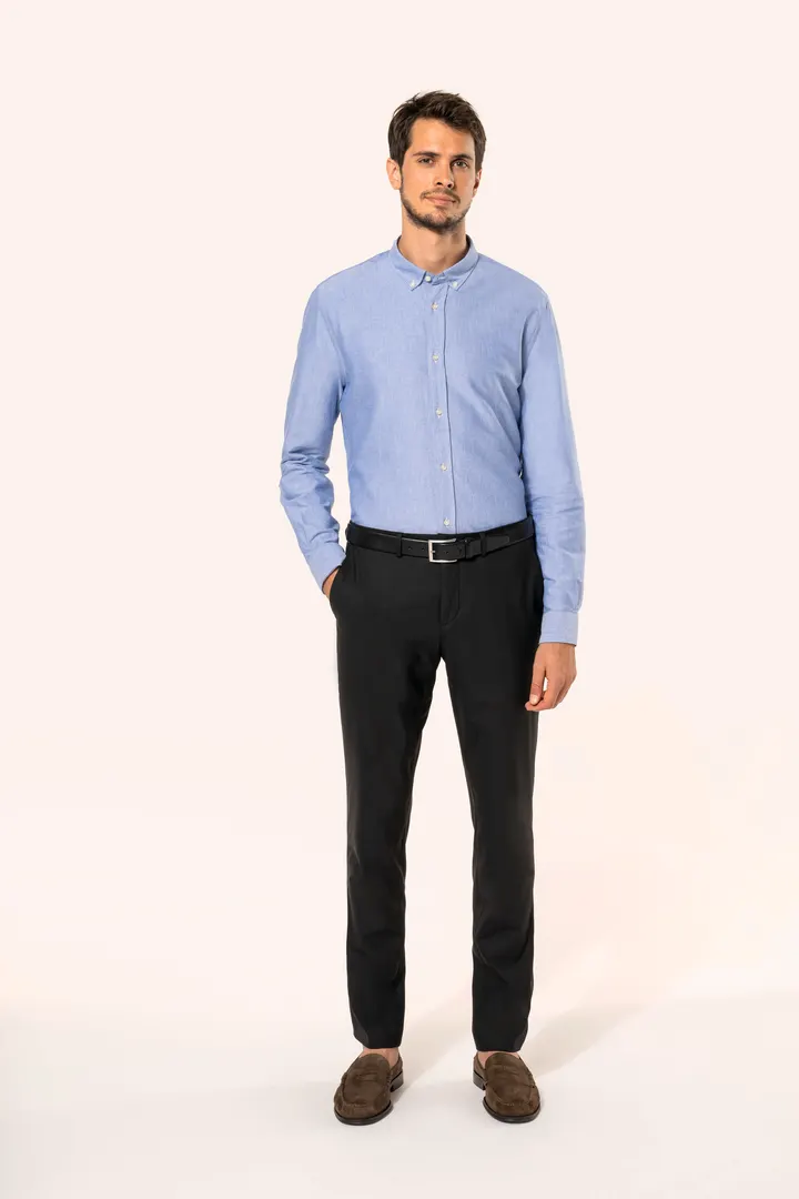 Chemise Oxford manches longues homme 9