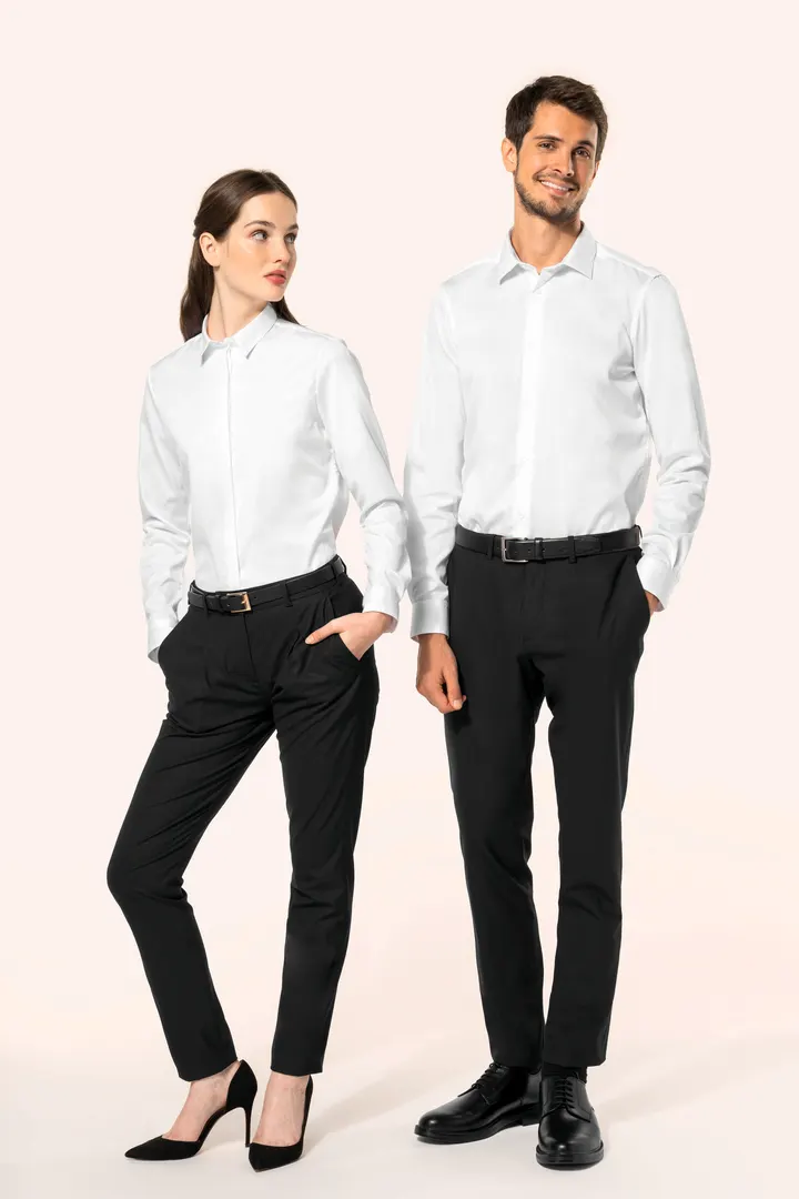 Chemise twill manches longues homme 10