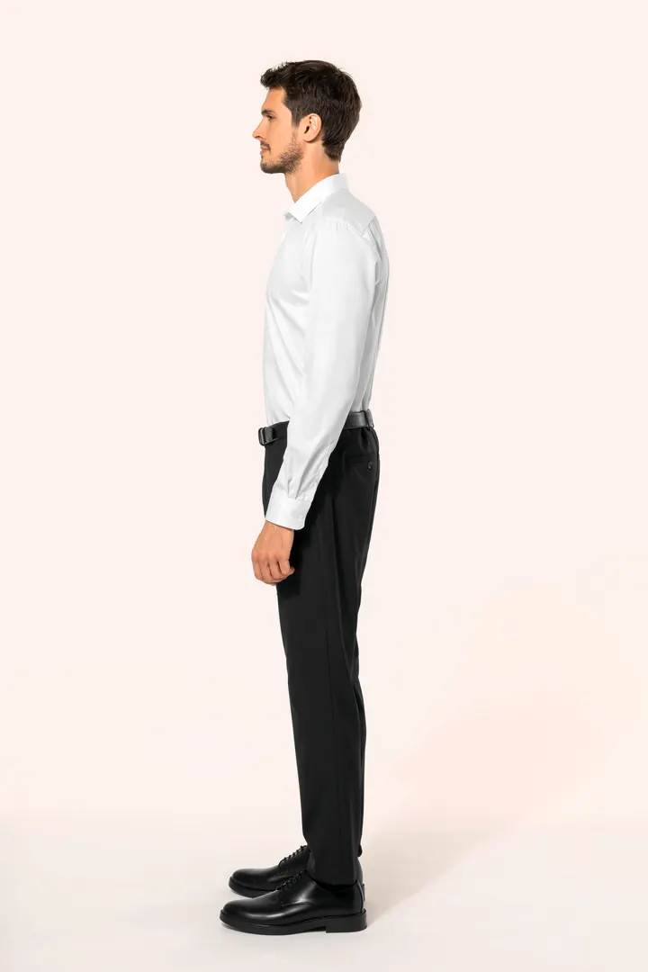 Chemise twill manches longues homme 3