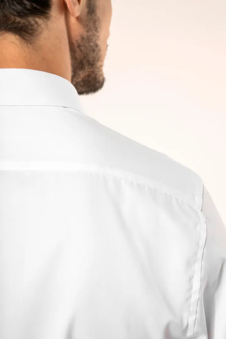 Chemise twill manches longues homme 8