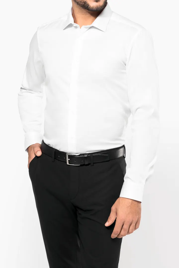 Chemise twill manches longues homme 1