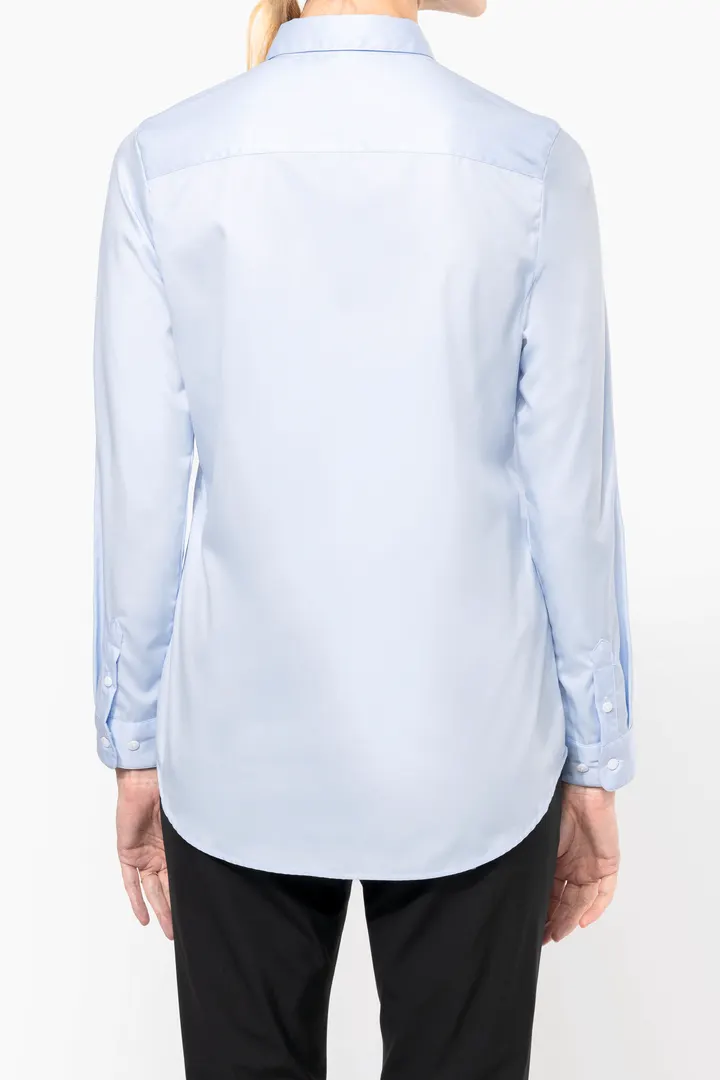 Chemise twill manches longues femme 2