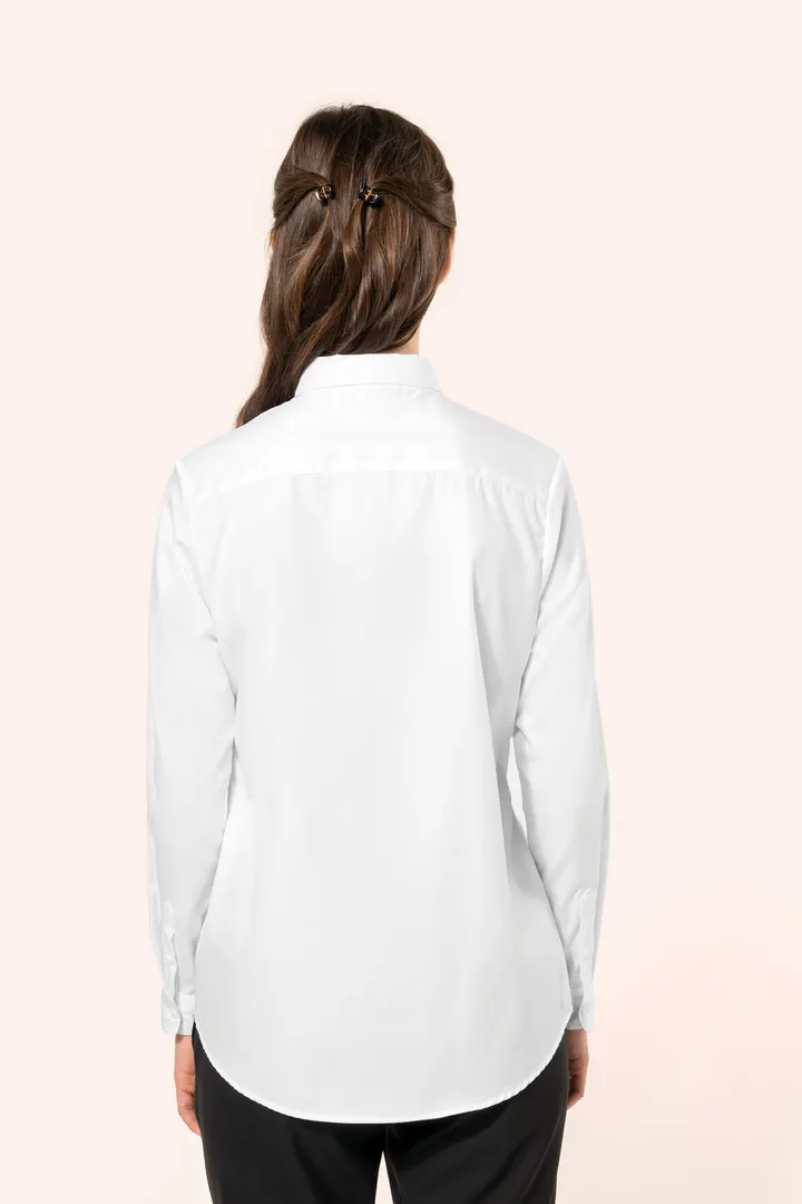 Chemise twill manches longues femme 6