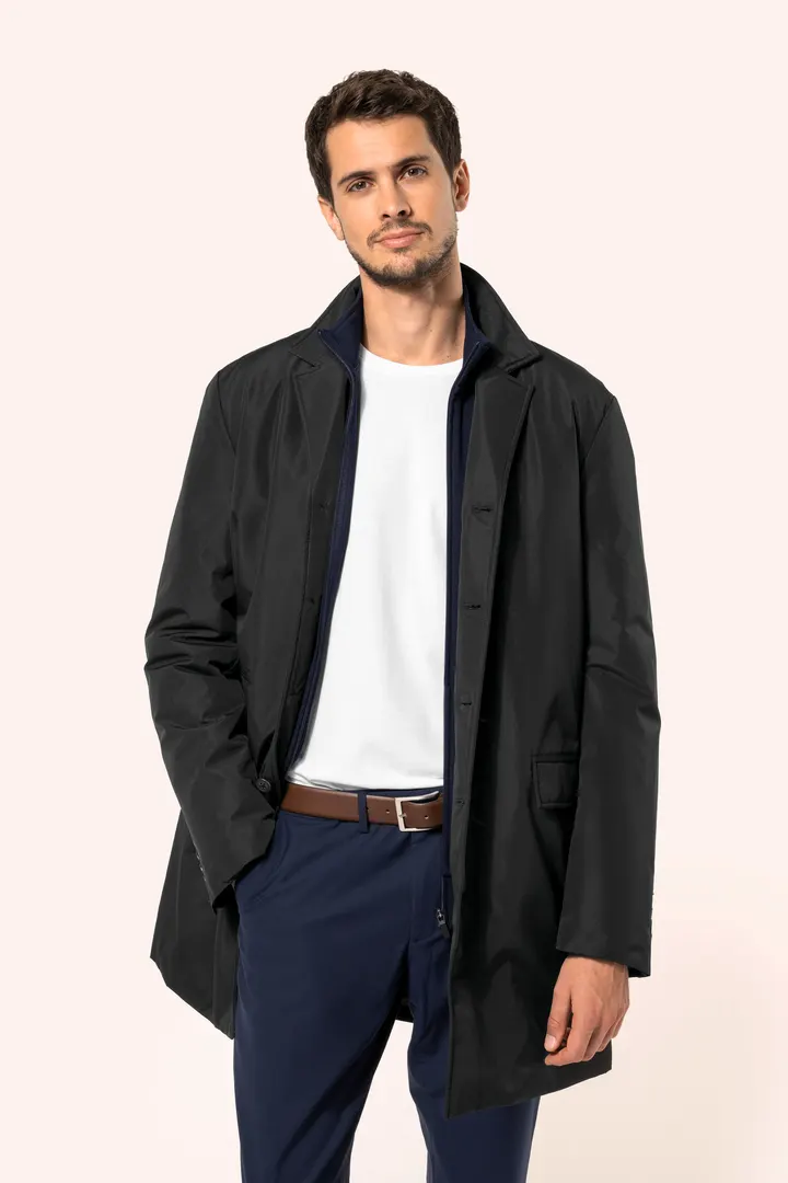 Strukturierter Herren-Trenchcoat 4