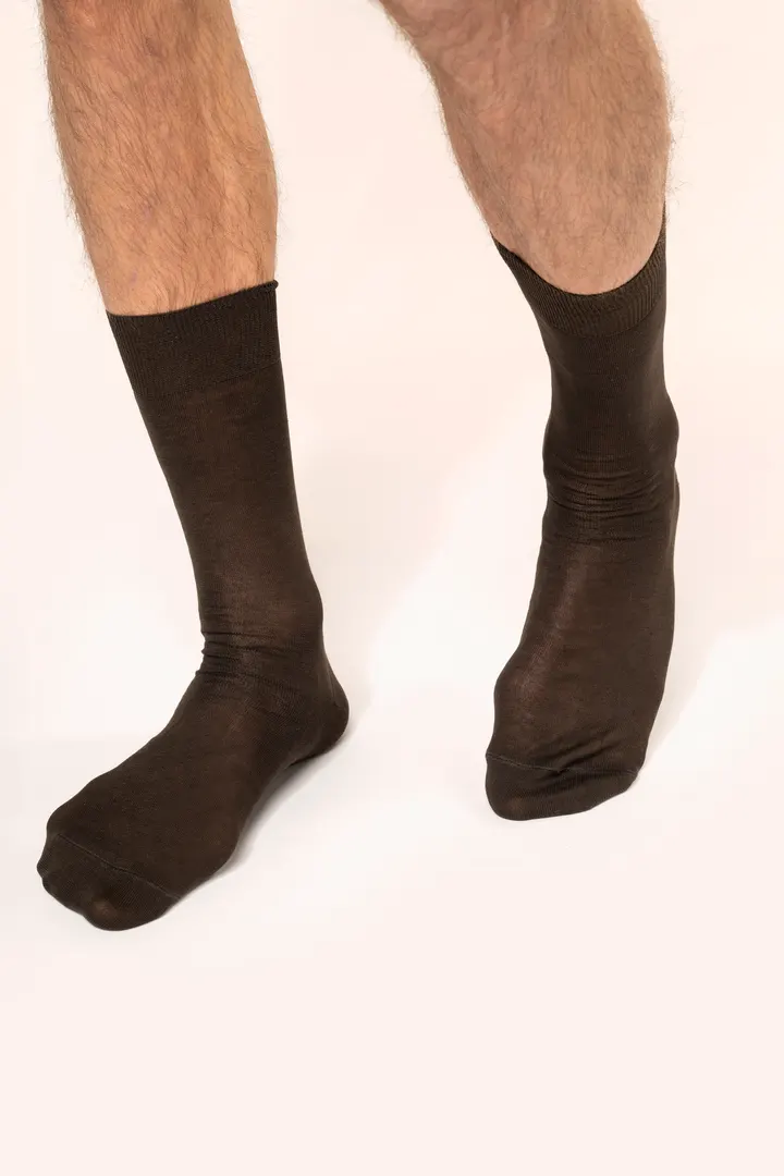 Herrensocken aus Baumwolljersey mit Fil d'Écosse-Baumwolle 2