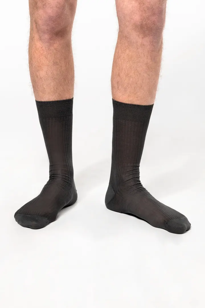 4 x 2 Fil d'Écosse Herrensocken aus Baumwollripp 5