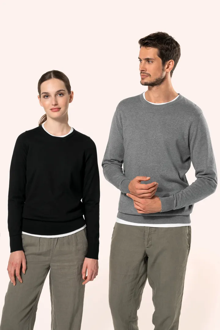 Pull Supima® col rond femme 13