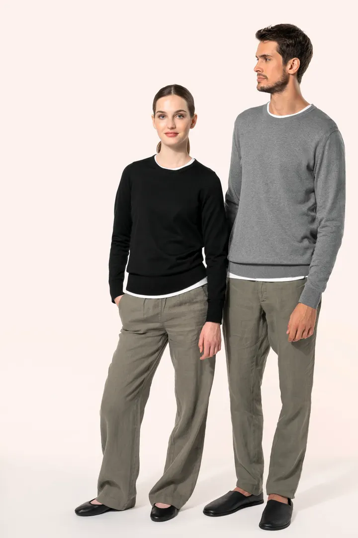 Pull Supima® col rond femme 11