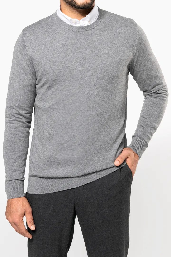 Supima®-Herrenpullover mit Rundhalsausschnitt 3