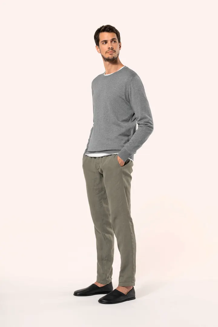 Supima®-Herrenpullover mit Rundhalsausschnitt 5