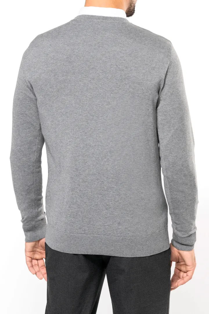 Supima®-Herrenpullover mit Rundhalsausschnitt