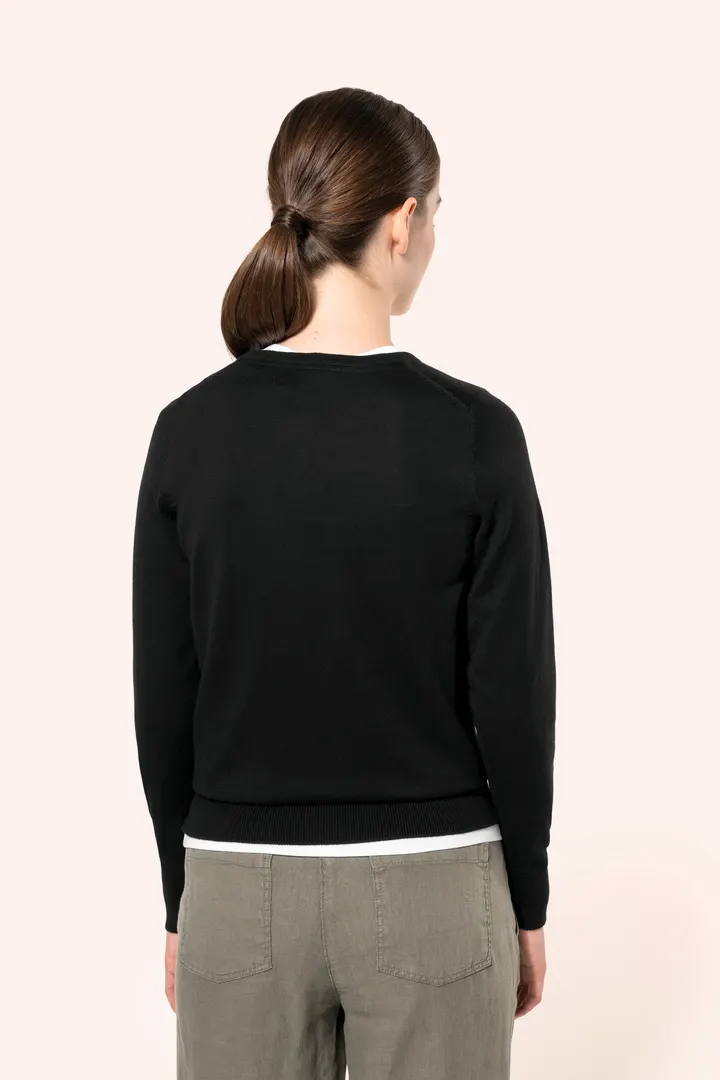 Pull Supima® col rond femme 7