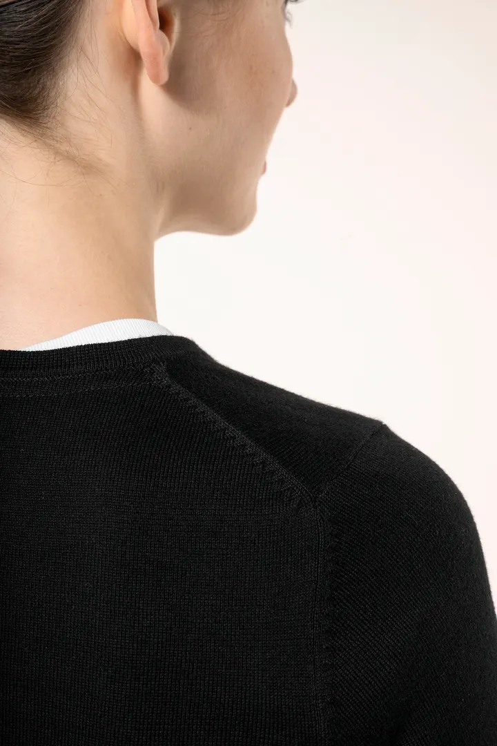 Pull Supima® col rond femme 8