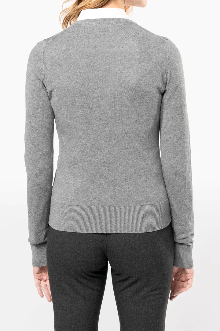Pull Supima® col rond femme 1