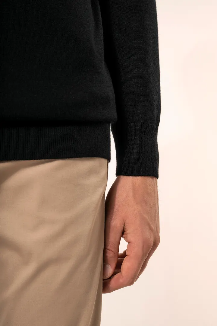 Merino-Herrenpullover mit V-Ausschnitt 9
