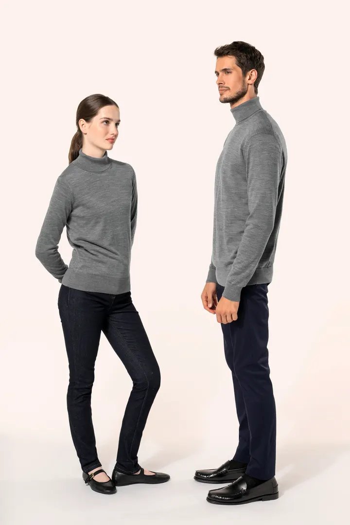 Pull Mérinos col roulé femme 11