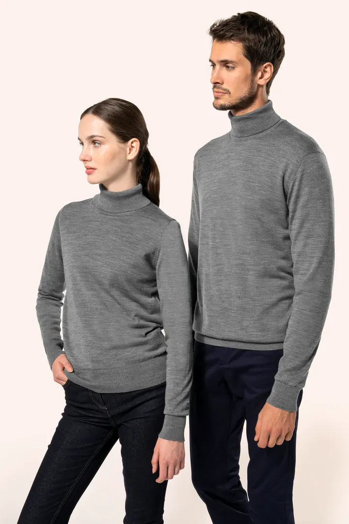 Pull Mérinos col roulé femme 13