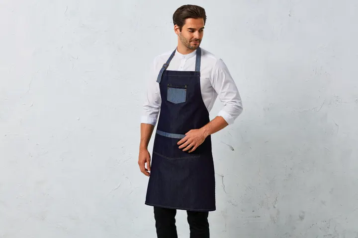 Tablier Denim à bavette "Domain" 4