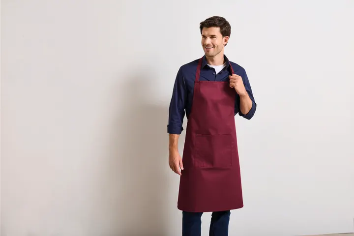 Tablier à bavette "Colours" avec poche 1
