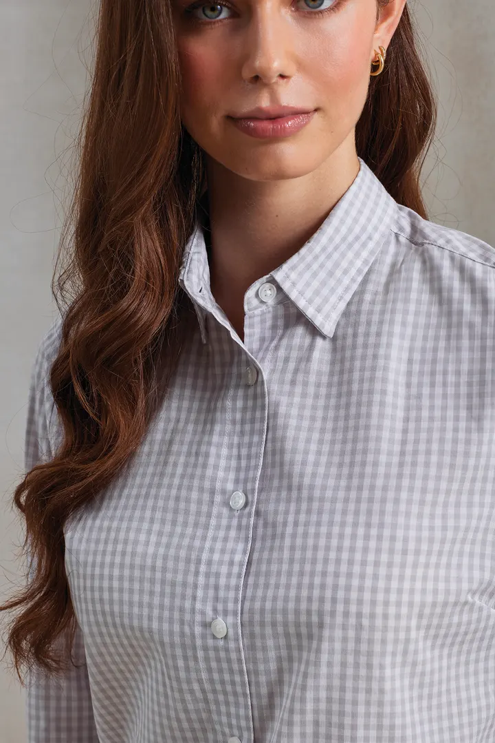 Bluse mit großen Vichy-Karos 3
